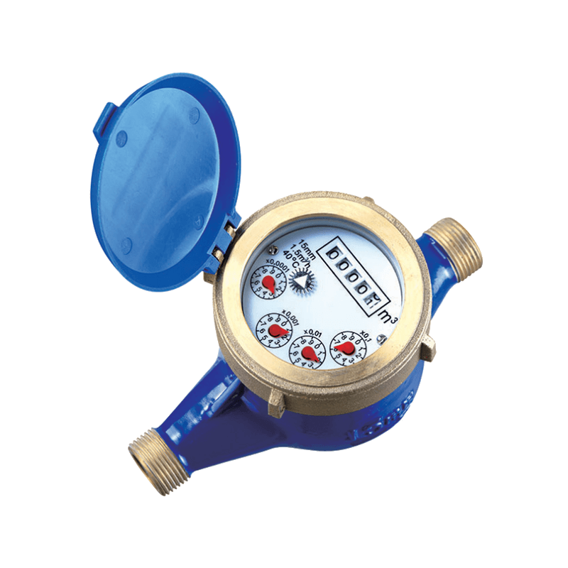 Multi-jet dry water meter